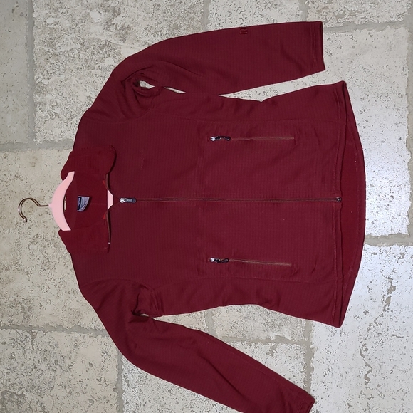 Patagonia Tops - Patagonia Vintage R1 Textured Fleece Polartec Full Zip Jacket Size M Women's